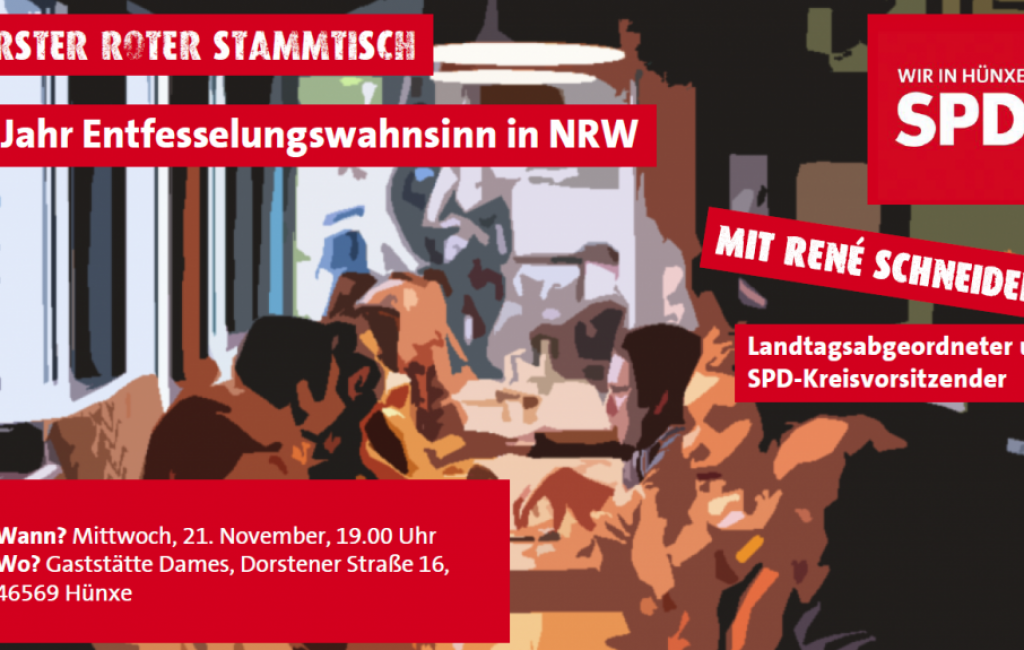 20181121 RoterStammtisch_Entfesselungswahnsinn in NRW