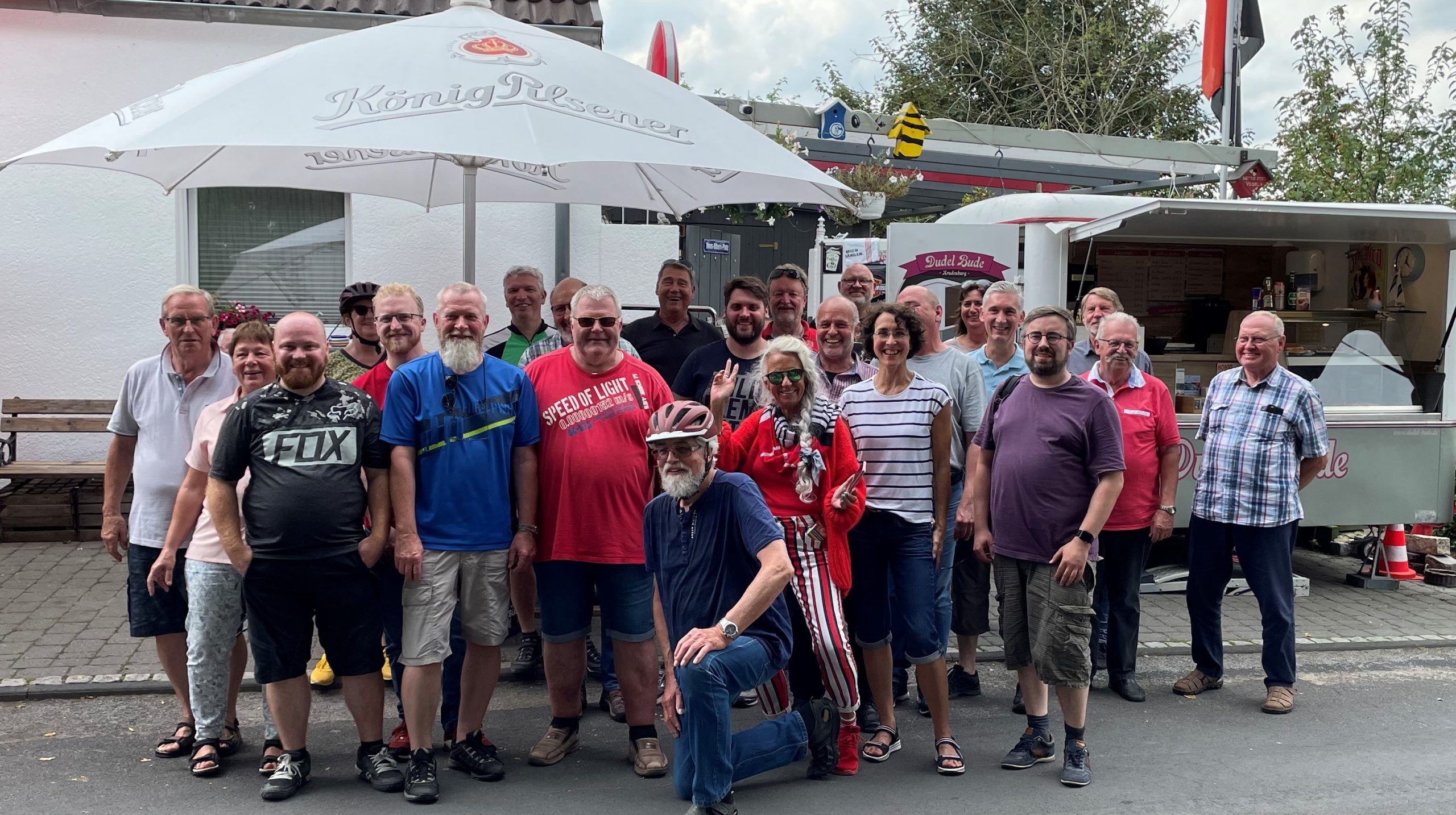 Anne Bänke, Drevenack, Dudelbude und Tacheles – Sommerradtour der Hünxer SPD