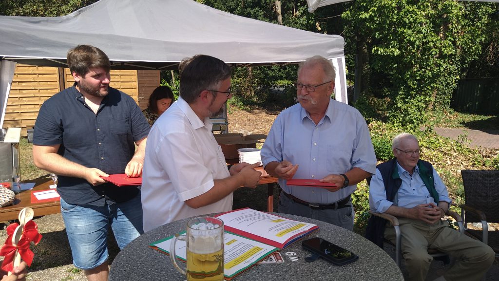 Nach zweijähriger Corona-Pause: Hünxer SPD feiert große Jubilarenehrung im Tacheles