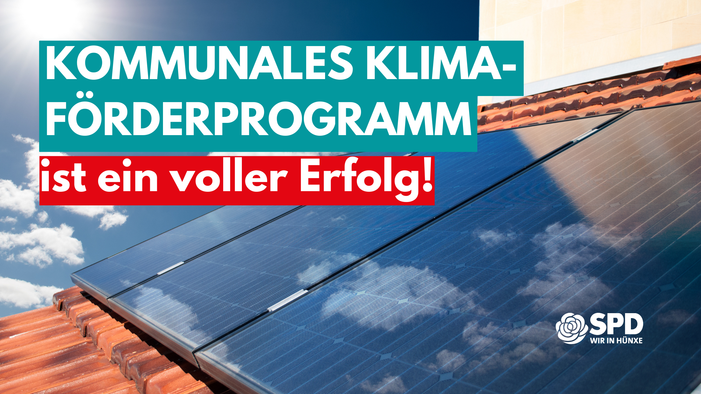 Hünxe: Kommunales Klimaförderprogramm ist voller Erfolg