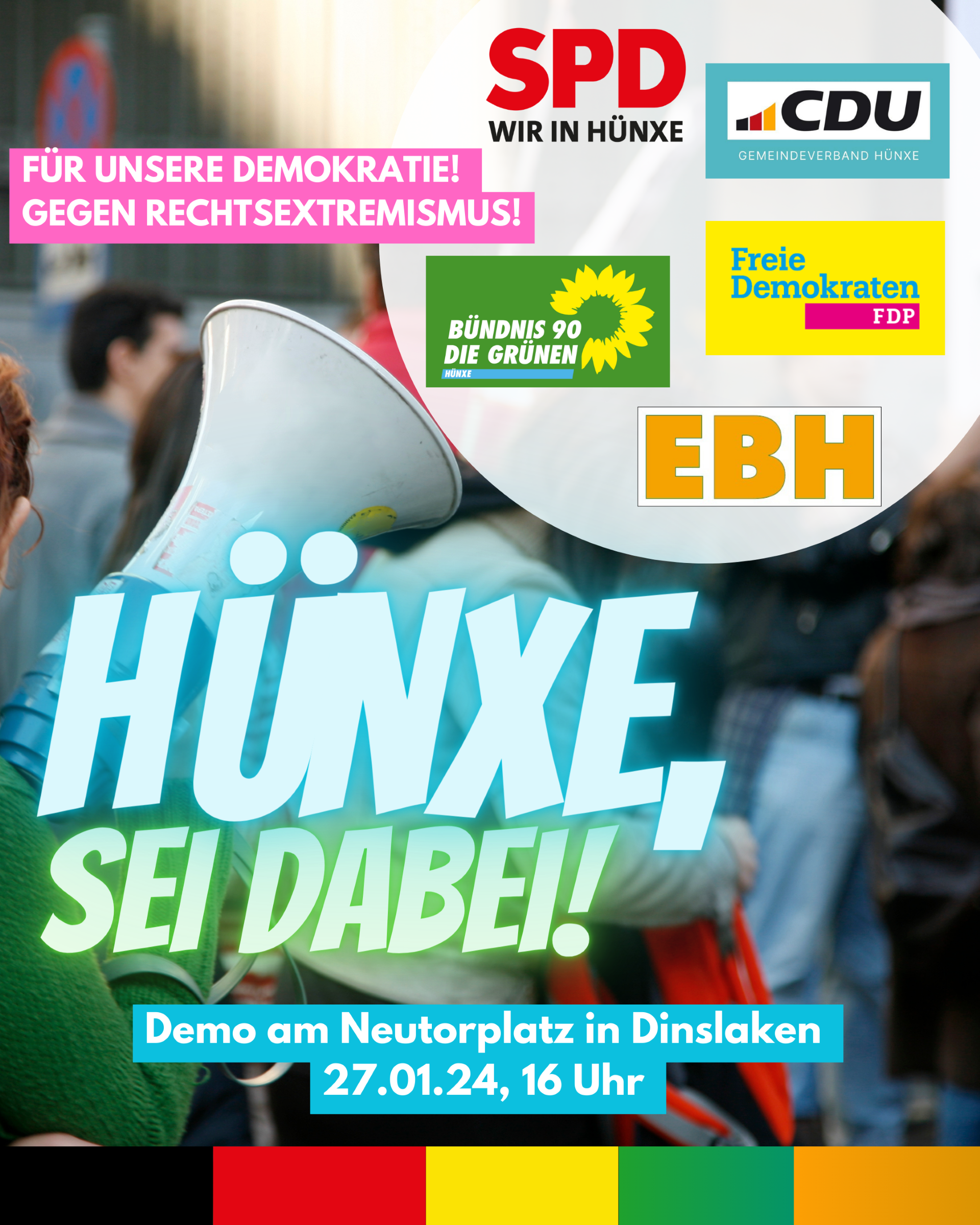 Hünxer Aufruf: „Für unsere Demokratie – gegen Rechtsextremismus!“