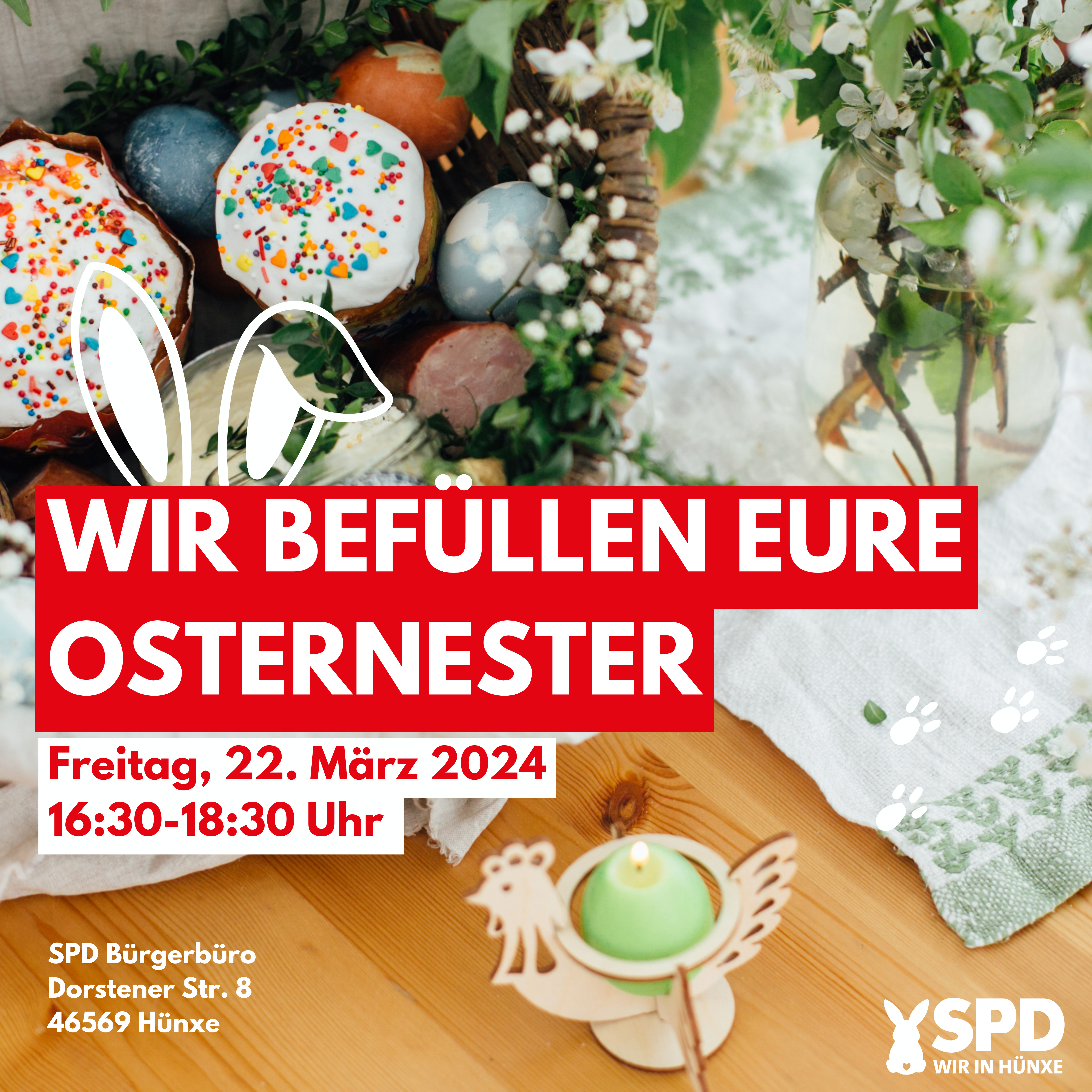 Osterüberraschung für die Kleinsten in der Gemeinde Hünxe