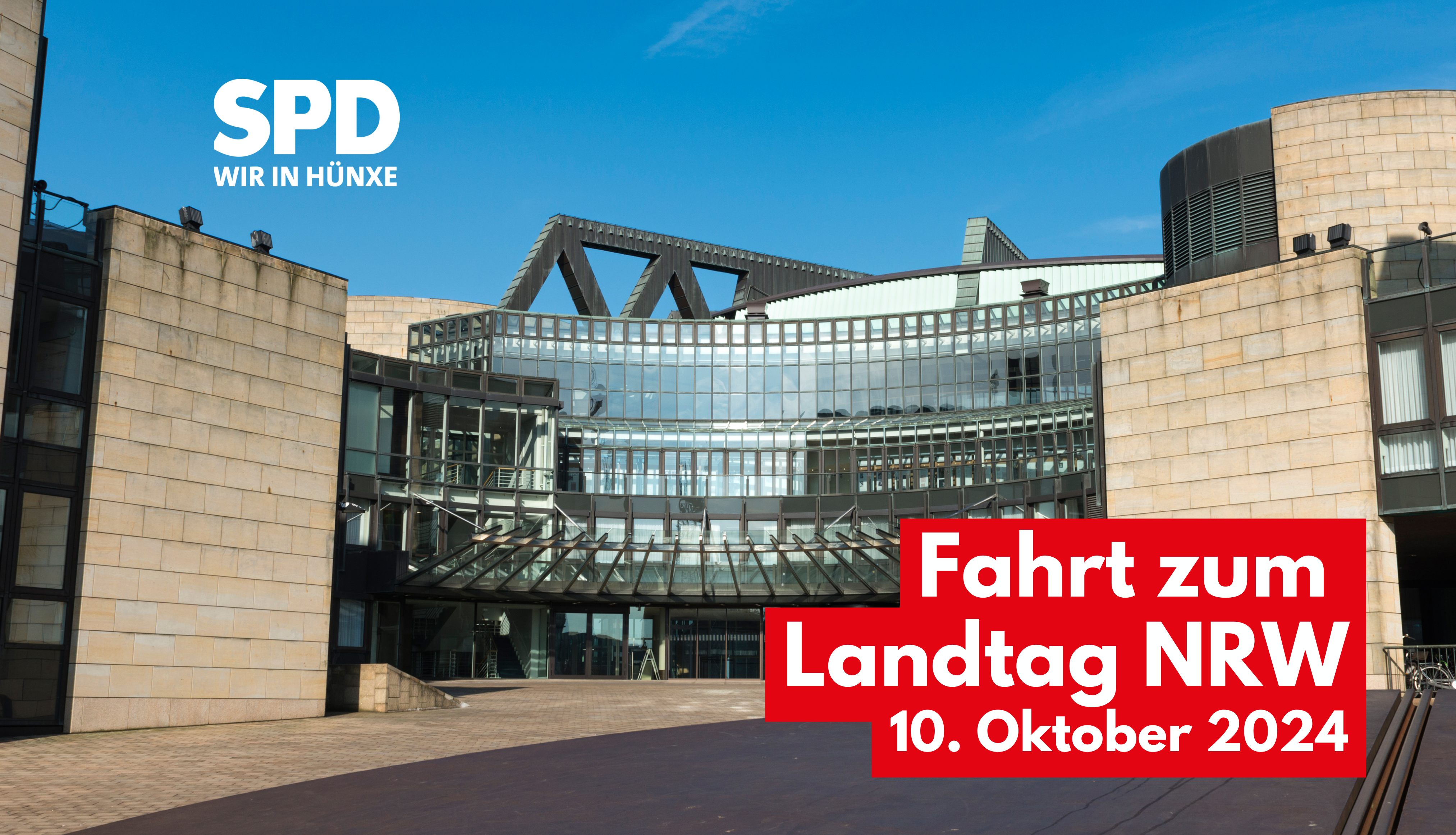 Jetzt anmelden: Tagesfahrt in den Landtag NRW