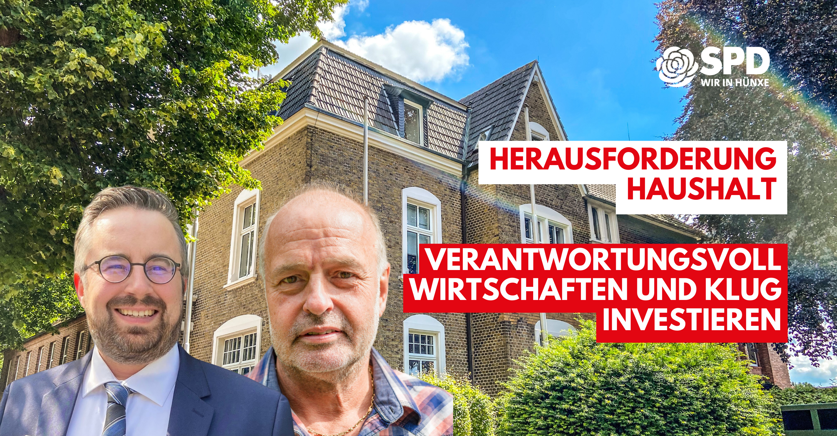 Herausforderung Haushalt: Verantwortungsvoll wirtschaften und klug investieren