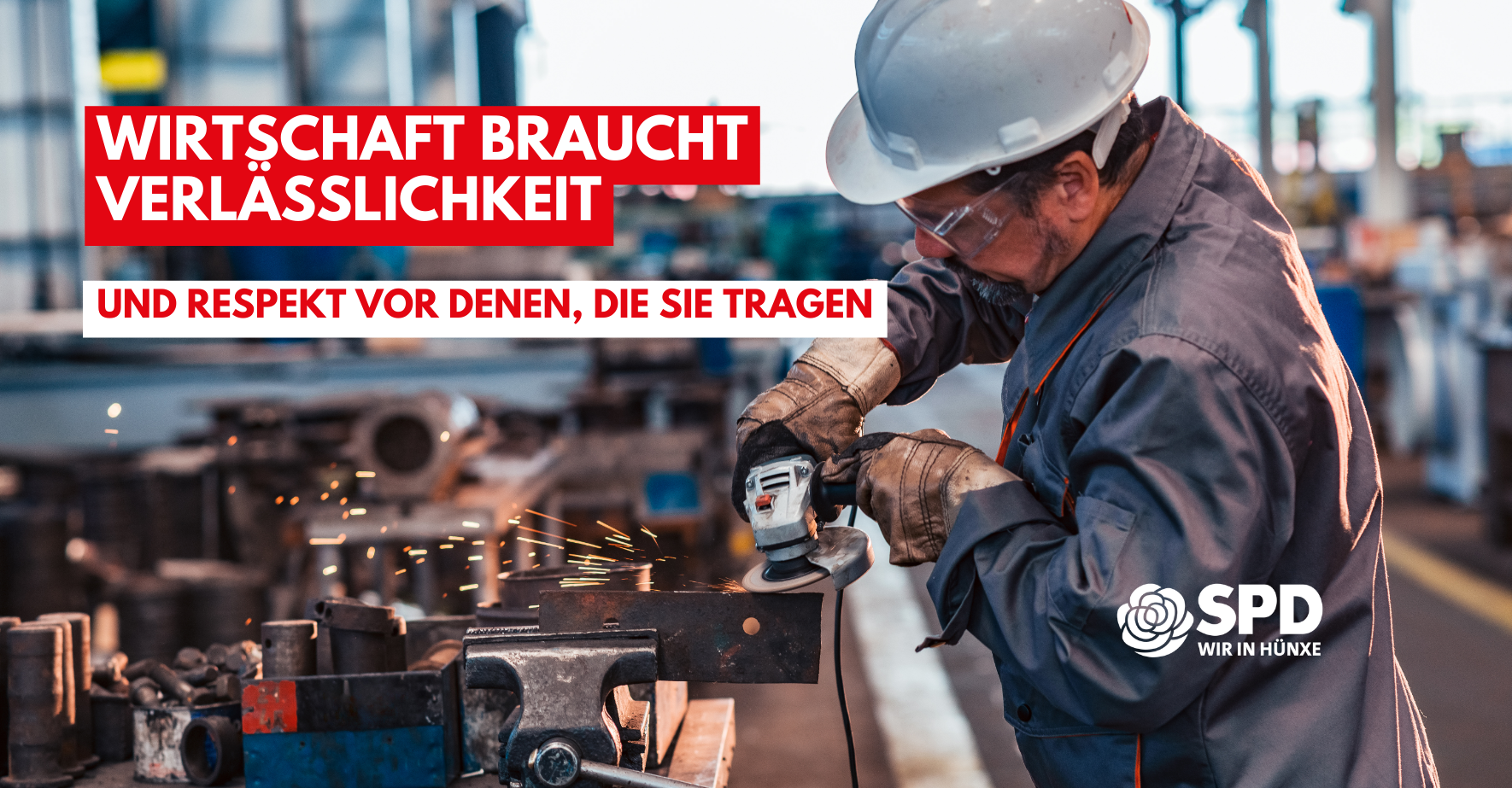 „Wirtschaft braucht Verlässlichkeit. Und Respekt vor denen, die sie tragen.“
