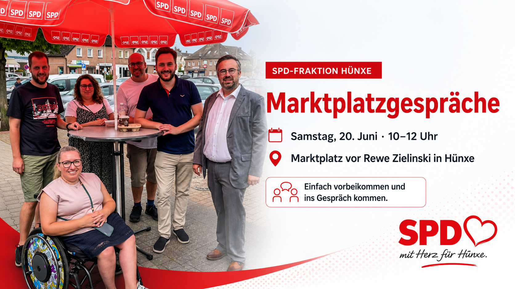 Marktplatzgespräche in Hünxe | 20. Juni 2026