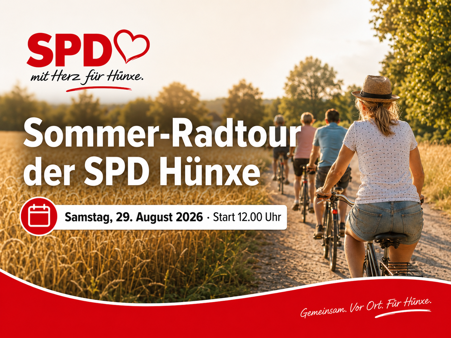 Große Sommer-Radtour durch Hünxe